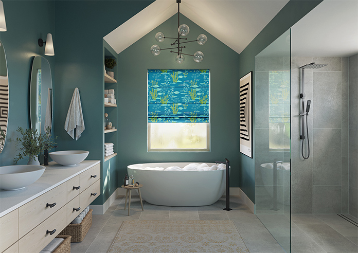 Shallows, Aquarius - Twist&Fit Roman Blind - Image 8